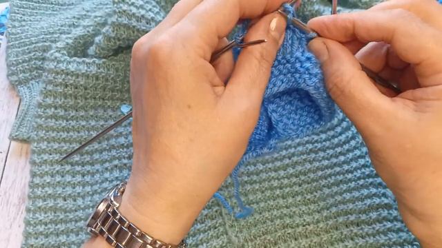 Вяжем накладной карман.Быстро и просто. смотреть онлайн