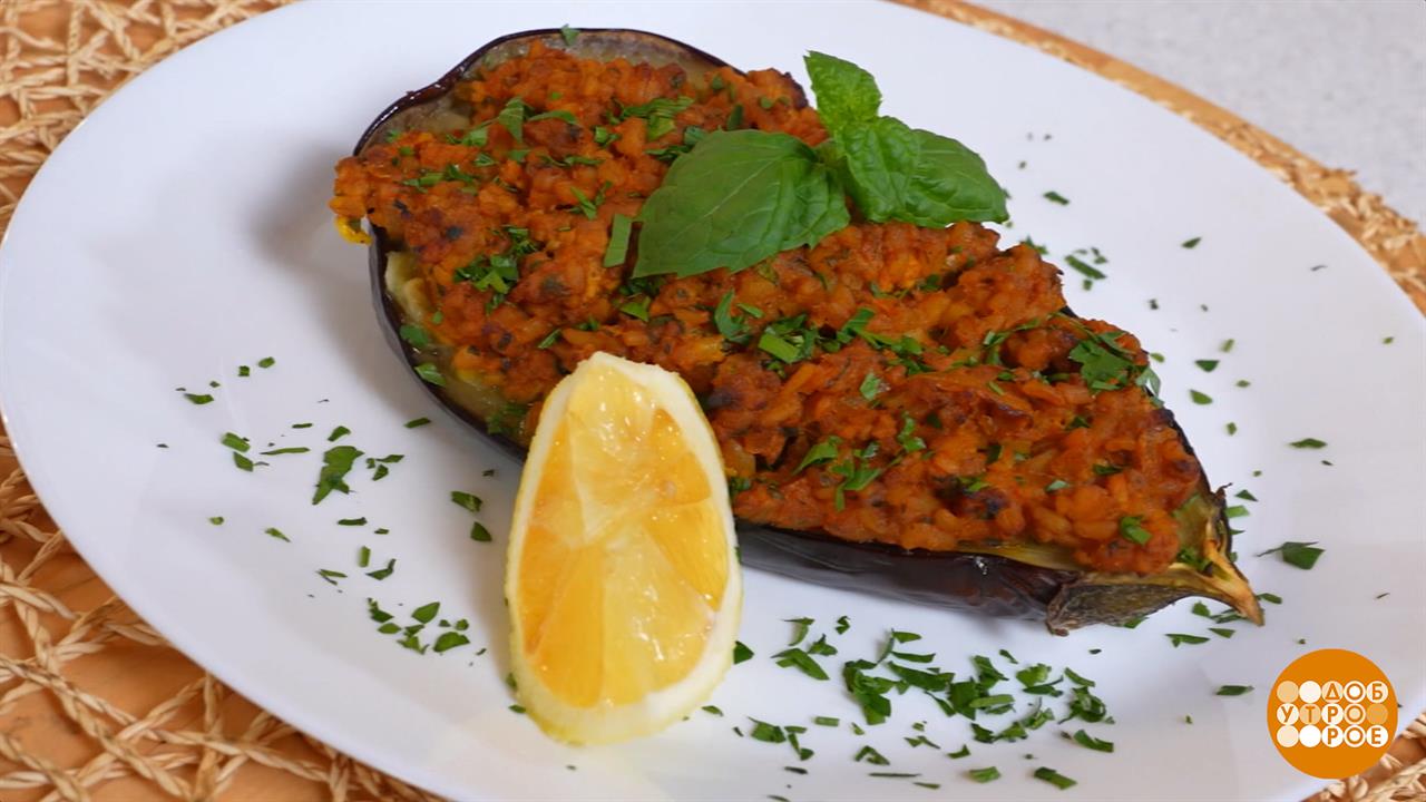 Фаршируем баклажаны по-новому. Доброе утро. Фрагмент выпуска от 11.09.2025