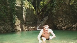 16.08.2021 Купание в Ажекских водопадах. Сочи.