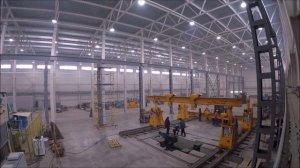 Кантование в вертикальное положение и установка на фундамент пресса SCHULER SAL250-1.9