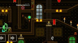 играем с братом геометри даш