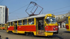 Трамвай Tatra T3SU-3282. Покатушки по Барнаулу.