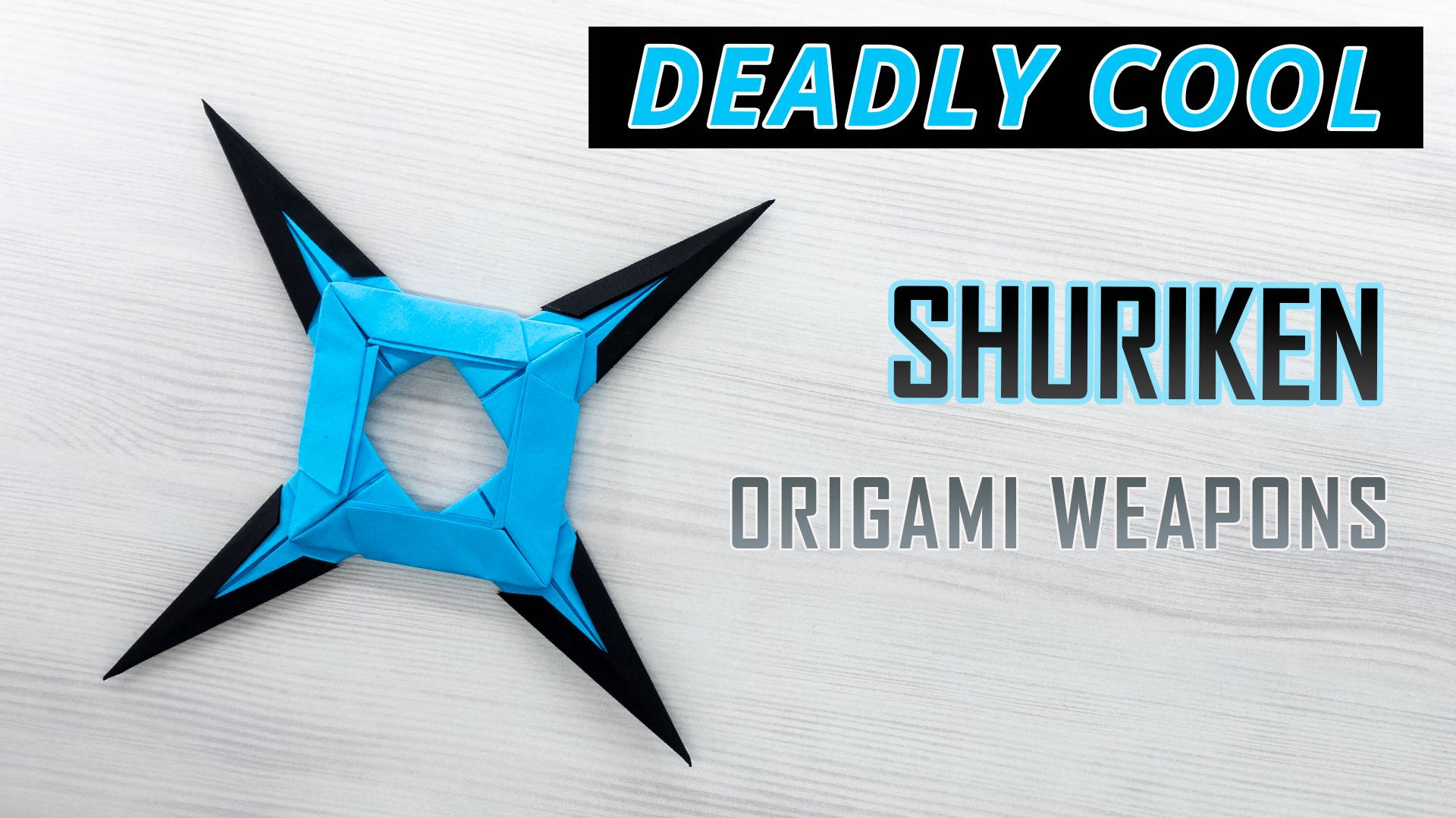 🥷 Ниндзя завидуют этому оригами Шурикен! смотреть онлайн