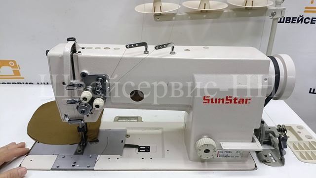 2_Двухигольная машина SUNSTAR KM-750BL (комплект) БУ (без откл) смотреть онлайн