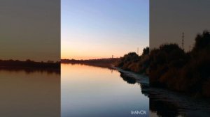 Вечерняя осенняя прогулка на закате, на реке ( 10 сентября)