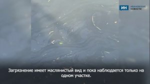 В Иванове на реке Уводь обнаружили масляное пятно