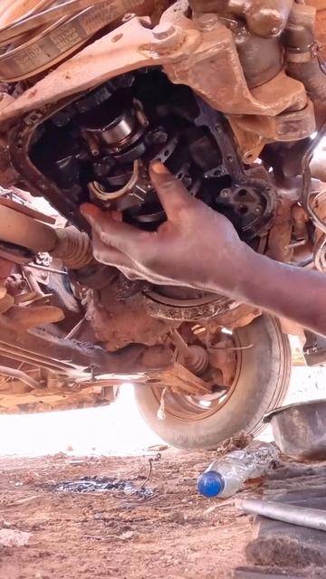 Замена колец в двигателе в Африке Гбц ДВС #двс #гбц смотреть онлайн