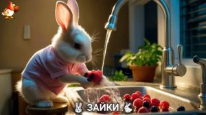 Зая и Зайчата 🐰🐇🐇 Веселые истории из жизни семейства зайчиков (52)