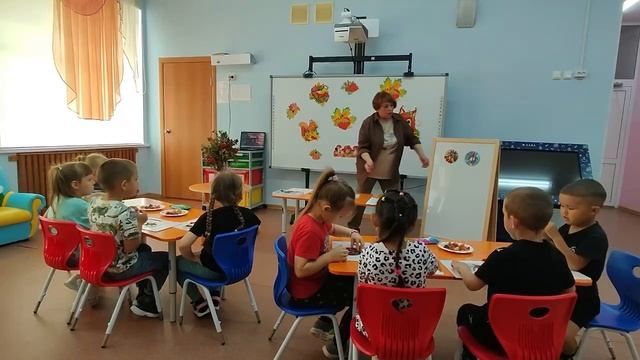 Объемная пластилинография в старшей группе 5-6 лет «Рябины гроздья красные»