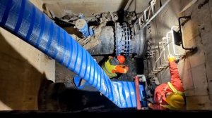 Санация водопровода / Санация труб ХВС 500 мм