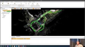 Съемка контуров зданий сканером RS10