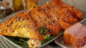 Хрустящие треугольнички с начинкой. ТИРОПИТАКИЯ