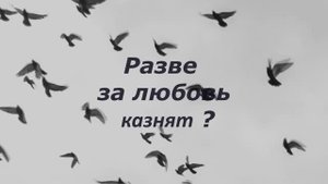 Разве за любовь казнят