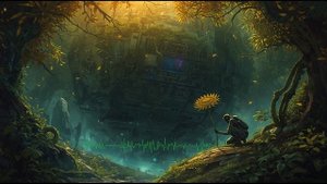 Bloom Over the Buried Machine🌿⚙️ 2-Hour Ethereal Balance Ambience ｜ Cosmic Biome Soundscape