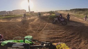 Мотокросс в д.Горки Класс "До 35" 2 заезд