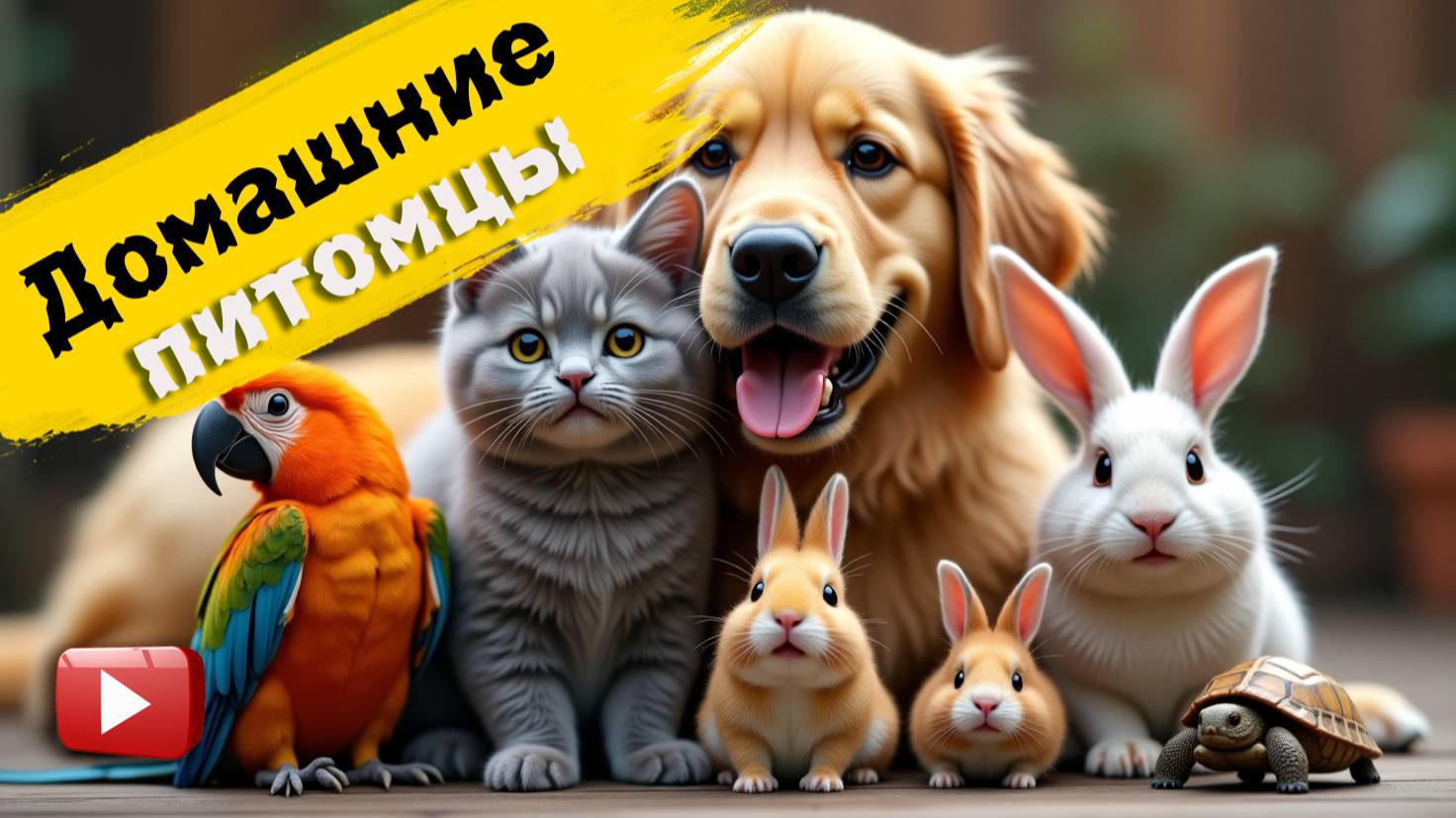 Домашние питомцы| Животные любимцы | изучаем домашних питомцев