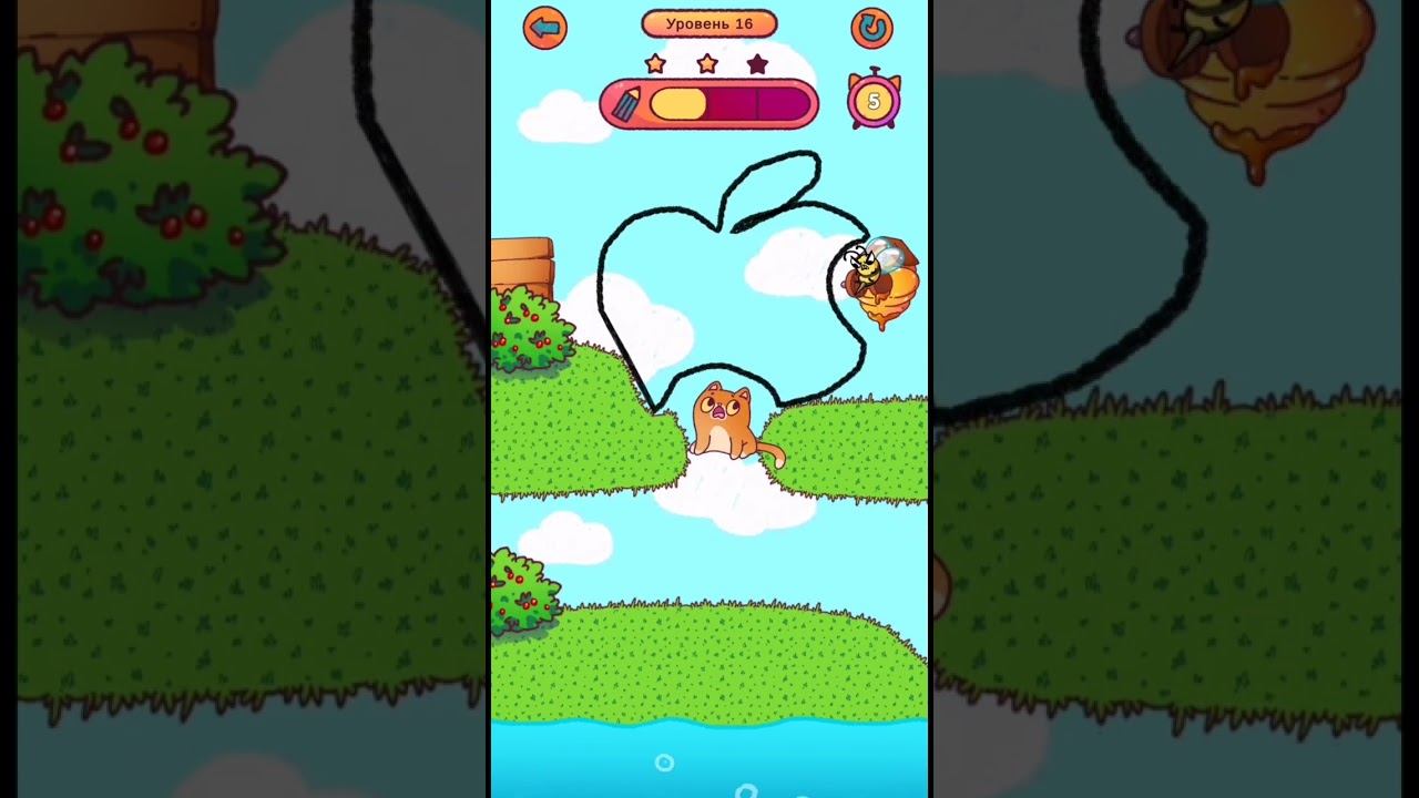 Спаси Симбочку, Save Simbachka lvl 16 #drawgame #drawshorts #advertisemen #apple #advertisemenapple