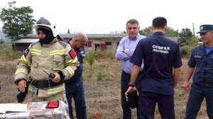 Агъа-Стlалрин школада пожарно-тактический ученияр