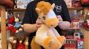 Подарок на новый год лошадка Золотое копытце