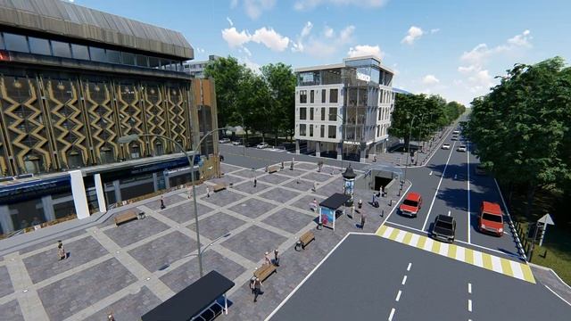 Проект офисного здания от компании "Новапрожект" смотреть онлайн