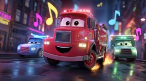 УЧИМ ЦВЕТА И ЗВУКИ С ПОЖАРНОЙ МАШИНКОЙ (СИРЕНА) | ДЛЯ ДЕТЕЙ | ПЕСНИ И МУЛЬТФИЛЬМЫ ДЛЯ ДЕТЕЙ