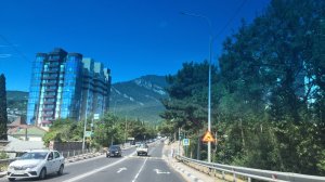 Езда на машине по улицам Симферополя. Дорога от Утеса до Нальчика. Серия 4