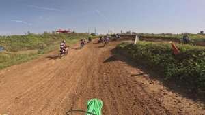 Мотокросс в д.Горки Класс "До 35" 1 заезд