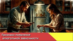 Признаки появления алкогольной зависимости