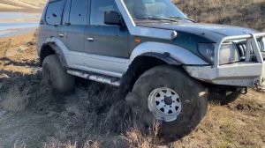 Land Cruiser Prado в деле. Прадо в своей стихии. Бездорожье.