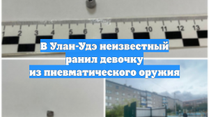 В Улан-Удэ неизвестный ранил девочку из пневматического оружия