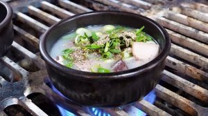 Чолладо Кохынджип, сеульский ресторан, суп-сандей с колбасками