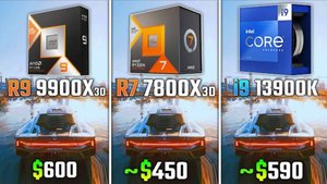 RYZEN 9 9900X3D vs RYZEN 7 7800X3D vs INTEL i9-13900K | Test in 6 Games