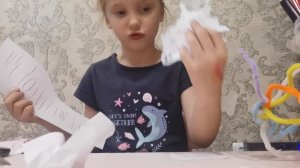 Делаем снежинку - новое видео от Василисы!