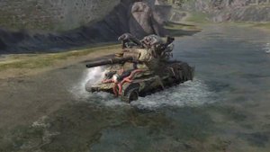 Разработчики Tanks Blitz показали легендарный камуфляж «Крабрый» из октябрьского боевого пропуска!