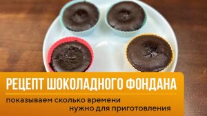 Рецепт шоколадного фондана