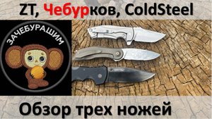 Обзор трёх складней, ZT 0900, Чебурков Урбис, CS Recon 1