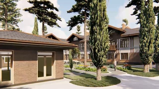 Расширенное видео по проекту гостиничного комплекса в г. горячий ключ смотреть онлайн