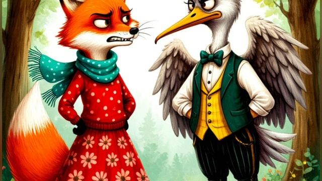 Аудиосказка. Лиса и Журавль. Русская народная сказка. смотреть онлайн
