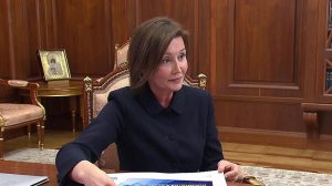В. Путин провел встречу с генеральным директором Агентства стратегических инициатив С. Чупшевой.