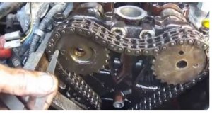 ГАЗЕЛЬ - установка расспредвалов по меткам