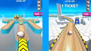 Going balls All Levels Gameplay IOS Android Going Balls levels 937 to 940 Banana frenzy Race