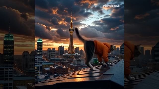 Кот танцует Брейк Данс смотреть онлайн