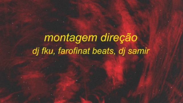 MONTAGEM DIRECAO
