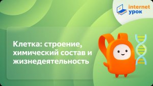 Клетка: строение, химический состав и жизнедеятельность. Видеоурок по биологии 8 класс