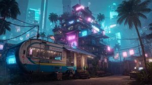 Mobile Sanctuary： Cyberpunk Ambient Music for Van Life & Remote Work