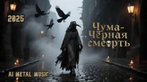 AI Metal Video Music | Бубо́нная чума́ Чёрная Смерть | История самой страшной пандемии | Метал клип