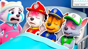 ВСЯ КОМАНДА ЩЕНЯЧИЙ ПАТРУЛЬ ЗАБОЛЕЛА ЧТО СЛУЧИЛОСЬ в МАЙНКРАФТ