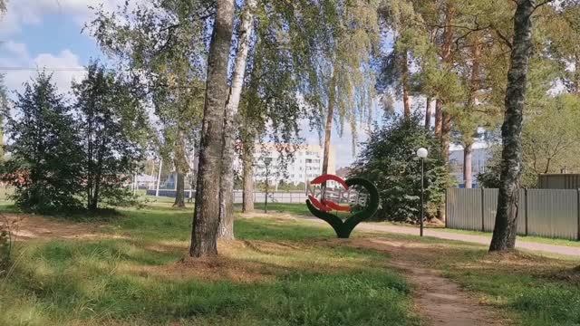 Парк Берёзки поселок Красные Ткачи через год