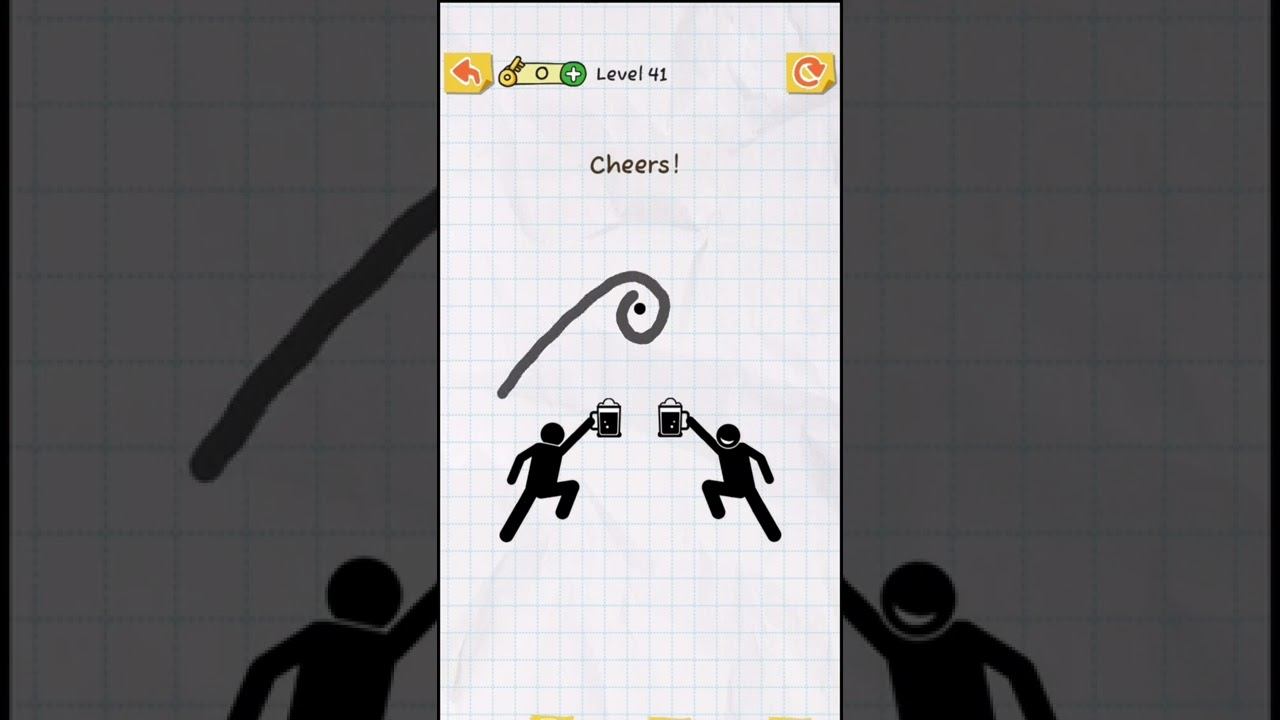 Draw 2 Save 41 level, Cheers! #shorts #shortsdraw2save  #головоломки #решение #ответы