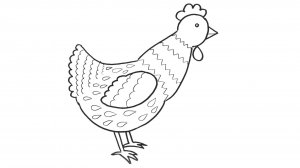 Рисуем Курочку Рябу
